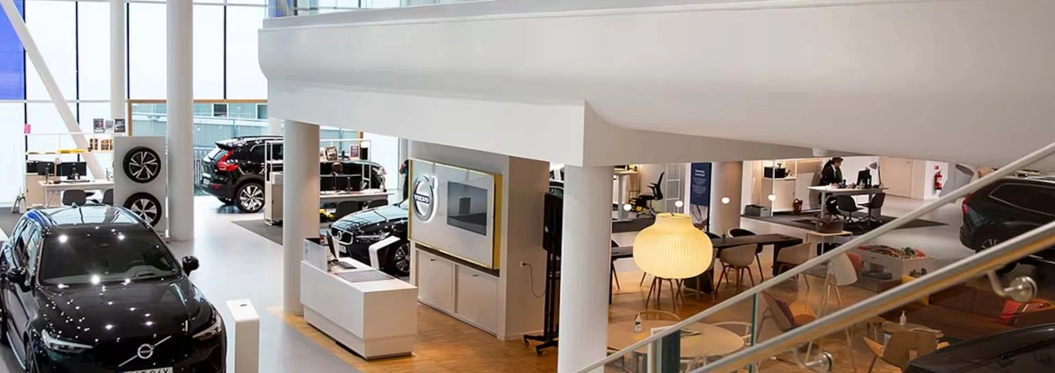 Intérieur d'un véhicule premium
